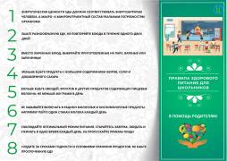 Правила здорового питания для школьников (в помощь родителям)